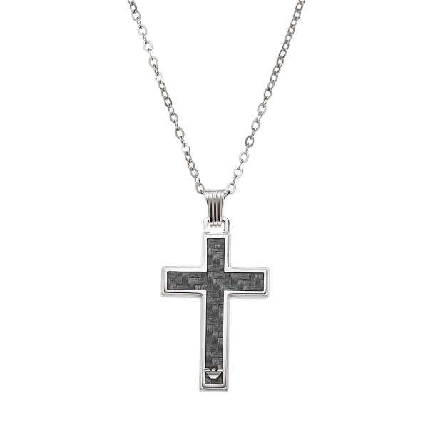 Armani Kreuz Halskette